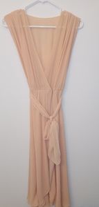 Vintage sheer pink dress